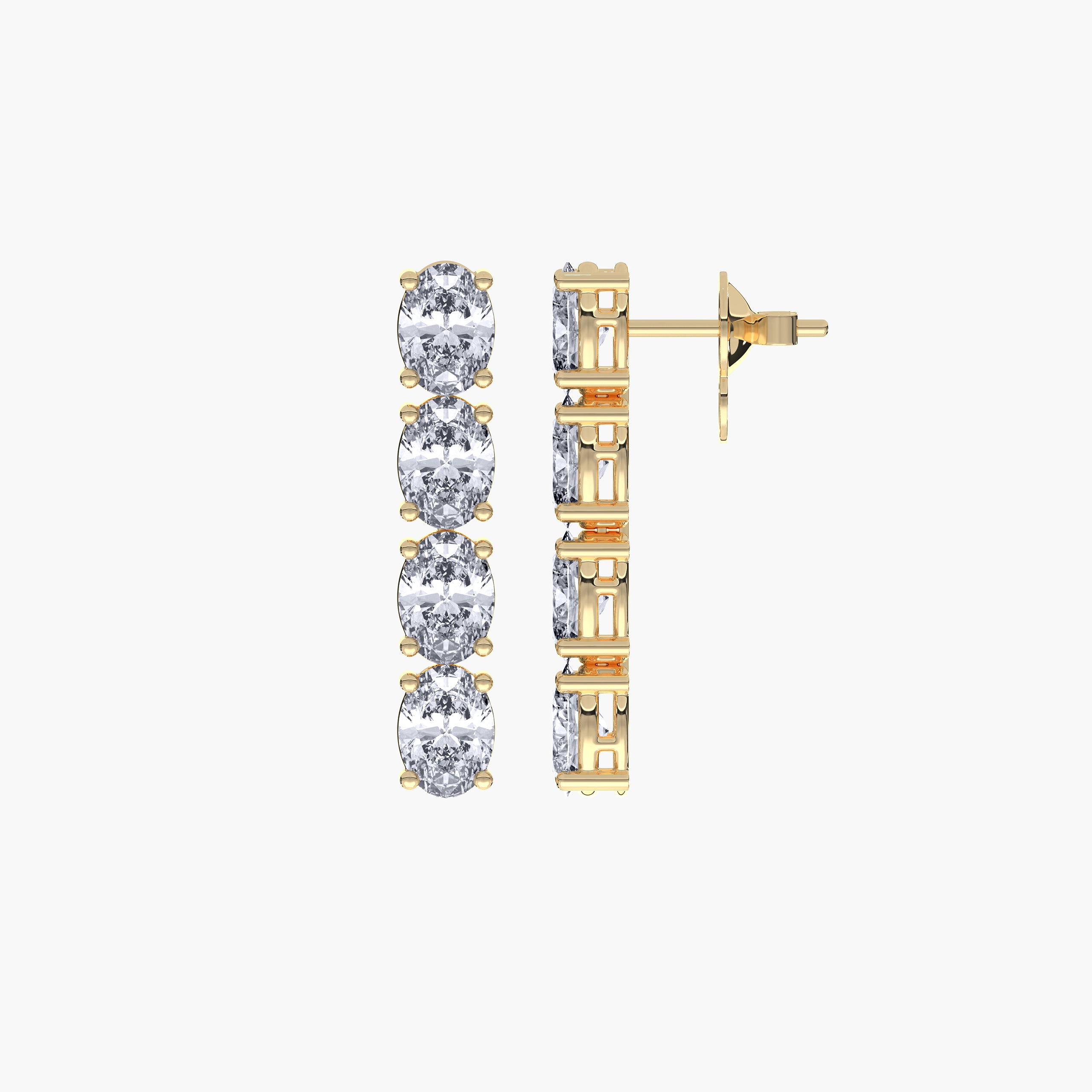 Majestic Oval earrings
