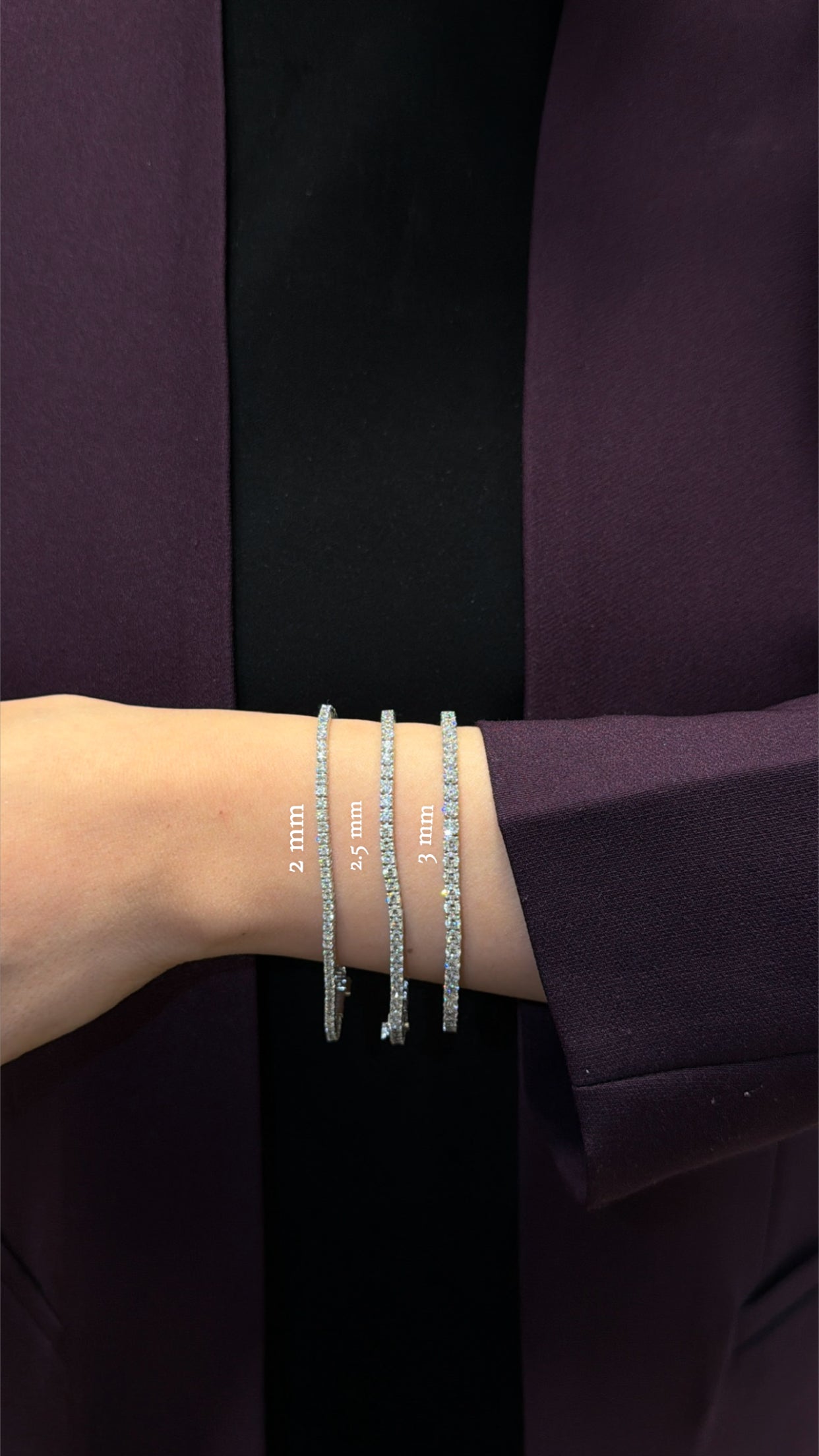 Pure Flow Tennis Bracelet