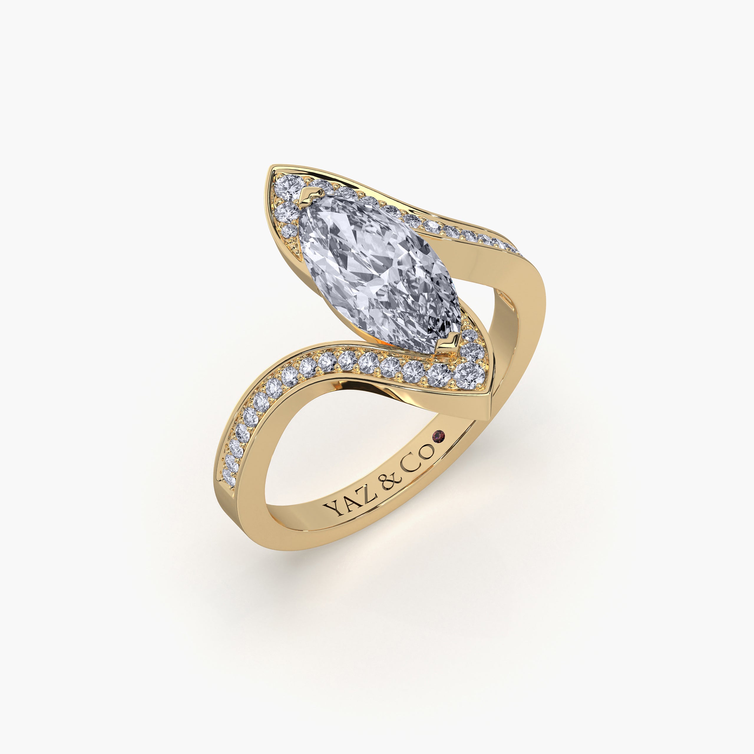 Serpentine Glow Ring