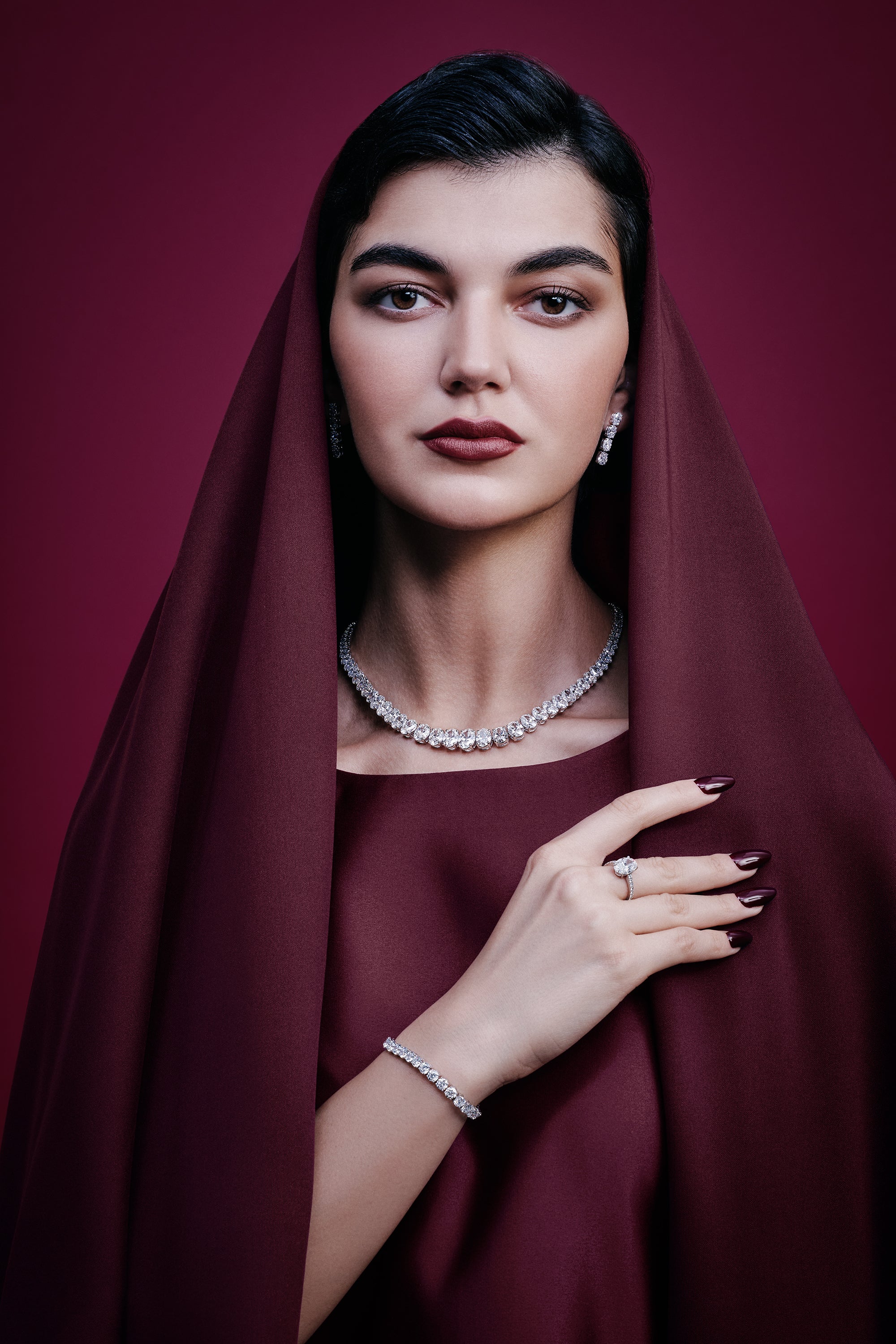 Majestic Oval earrings